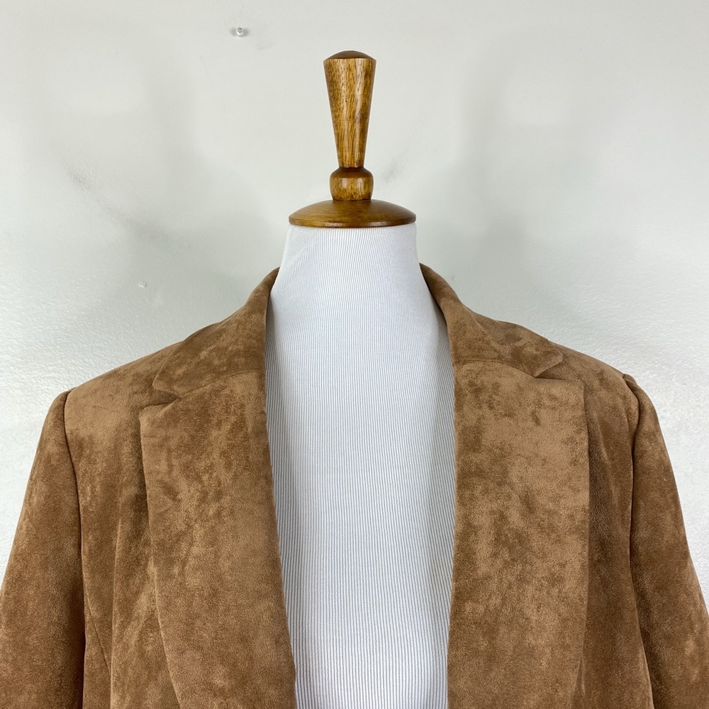 Ivanka Trump Faux Suede Open Front Jacket Sz. 14 - Picture 6 of 9